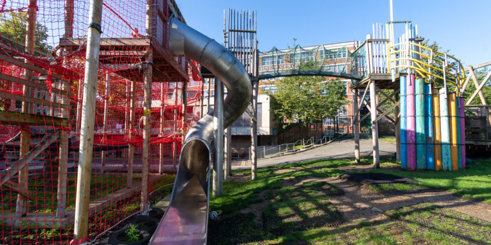 Three Corners tunnel slide