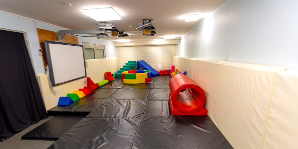 Three Corners sensory room and tunnel