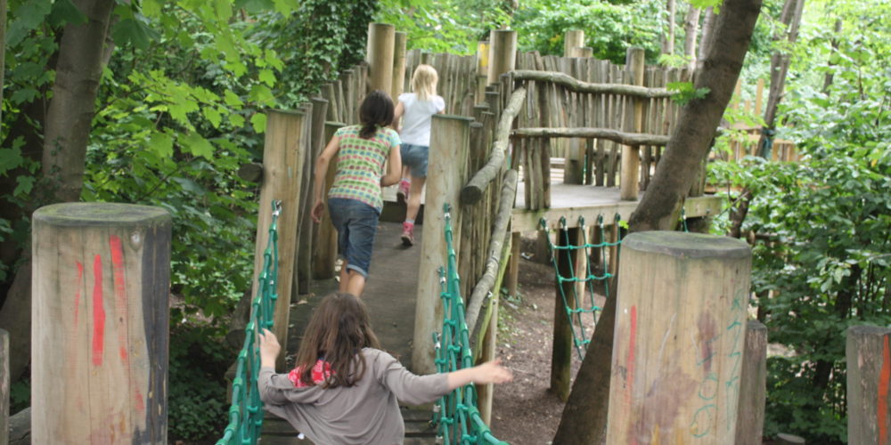 Cape Adventure Playground rope bridge