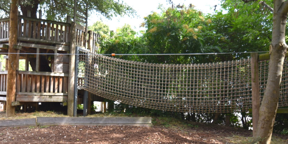 Barnard rope bridge