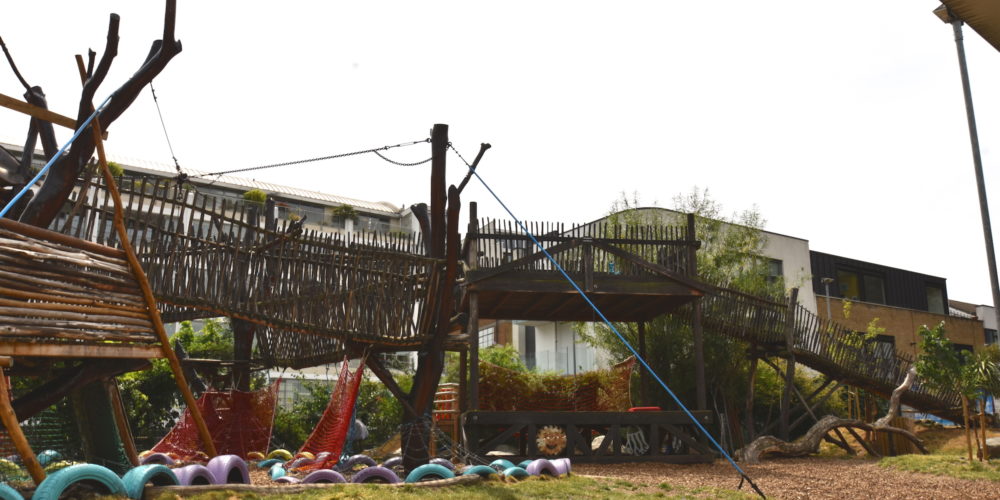 Waterside playground